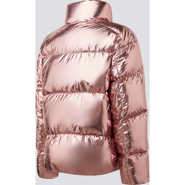 Kids Nuuk Puffer Jacket, Pure Pink HP Foil