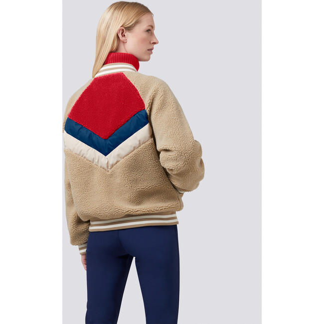 Women's Multi Fleece Jacket, White Pepper