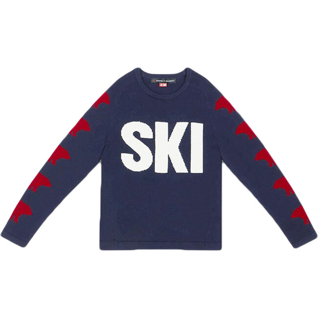 Kids Ski Sweater, Navy