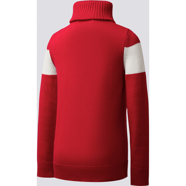 Kids Ski Sweater Turtleneck, Red