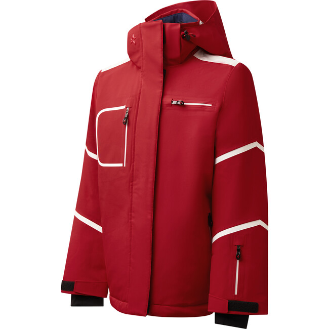 Kids Qanuk Pro III Jacket, Red - Coats - 1