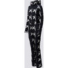Women's Star Suit One Piece, Black Star Print - Snowsuits - 2