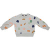 Baby Multi-Shape Sweatshirt, Grey - Sweatshirts - 1 - thumbnail
