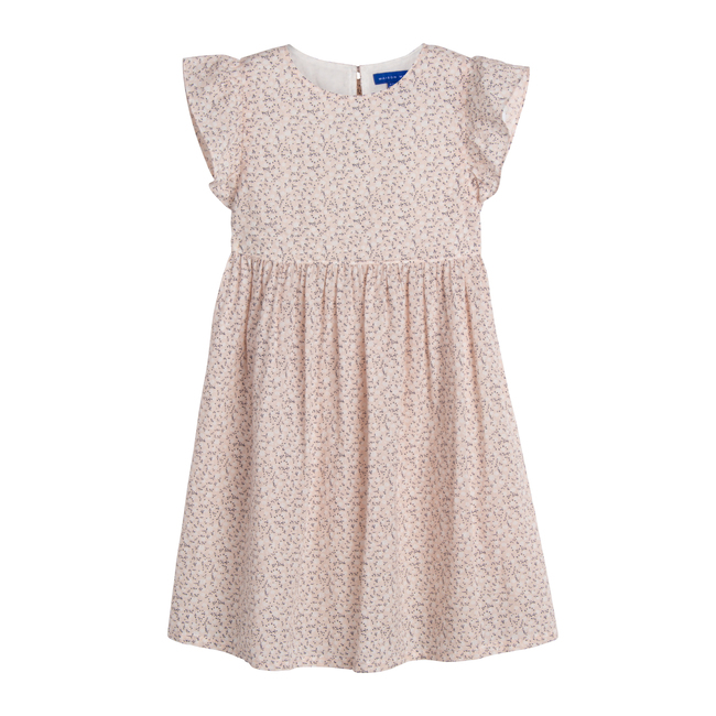 Lottie Dress, Light Pink Scattered Flower - Dresses - 1