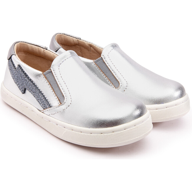 Bolty Hoff, Silver & Glam Gunmetal - Sneakers - 2