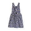 Millie Pinafore Dress, Blue Cut Out Flower - Dresses - 3