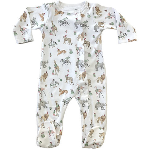 Original Footie Romper, Holiday Safari - Rompers - 1