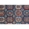 Kezia Vinatge Style Kazak Rug, Classic Blue/True Red - Rugs - 4 - thumbnail