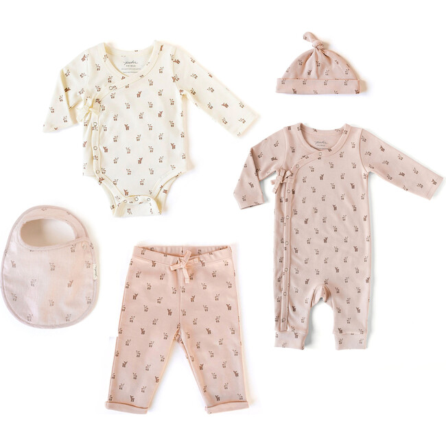 5-Piece Hatchlings Fawn Gift Set, Pink - Mixed Apparel Set - 1