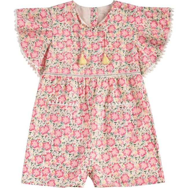 Mayalia Jumpsuit, Pink Meadows - Rompers - 1