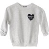 Heart U Most Personalized Youth Sweatshirt, Gray - Sweatshirts - 1 - thumbnail