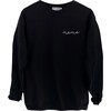 Women's Embroidered Mama Sweatshirt, Black - Sweatshirts - 1 - thumbnail