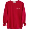 Women's Embroidered Mama Sweatshirt, Red - Sweatshirts - 1 - thumbnail