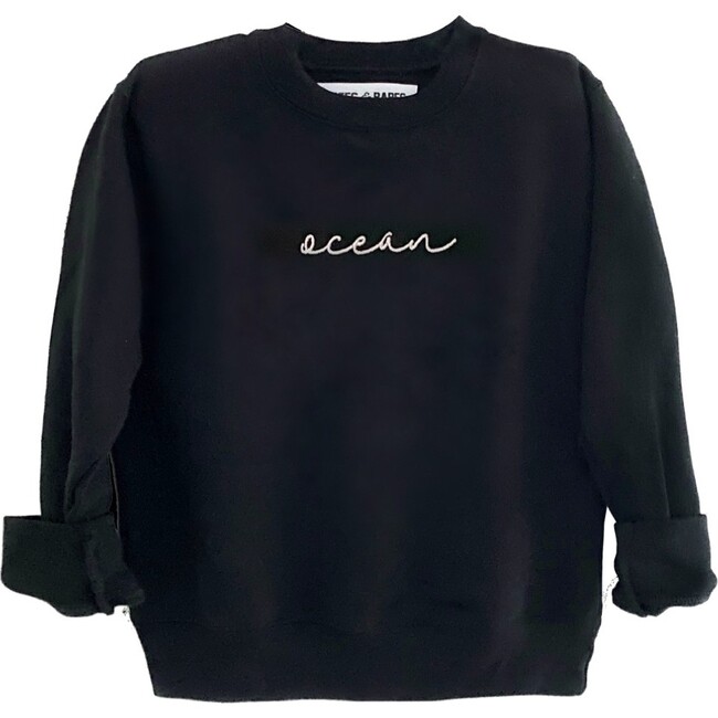 Custom Embroidered Sweatshirt, Black - Sweatshirts - 1