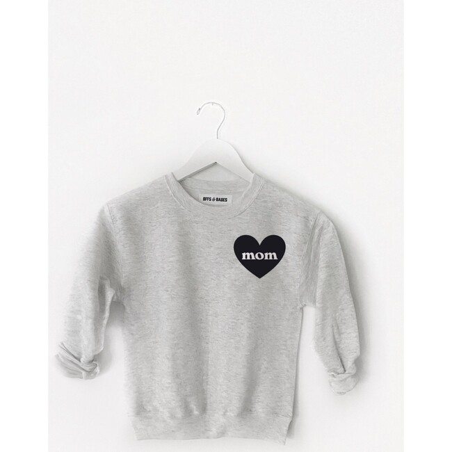 Heart U Most Personalized Youth Sweatshirt, Gray - Sweatshirts - 4