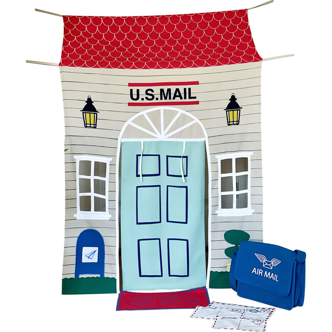 Post Office Doorway Tent with Play Accessories