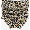 Short Sleeve Basic Peplum Top & Bloomer Set, Lana Leopard Tan - Mixed Apparel Set - 3