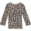 Long Sleeve Basic Loungewear, Lana Leopard Tan - Loungewear - 2