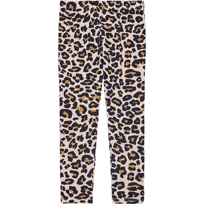Long Sleeve Basic Loungewear, Lana Leopard Tan - Loungewear - 3