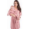 Women's Mommy Robe, Dusty Rose - Robes - 7