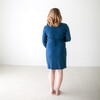Women's Mommy Robe, Sailor Blue - Robes - 3