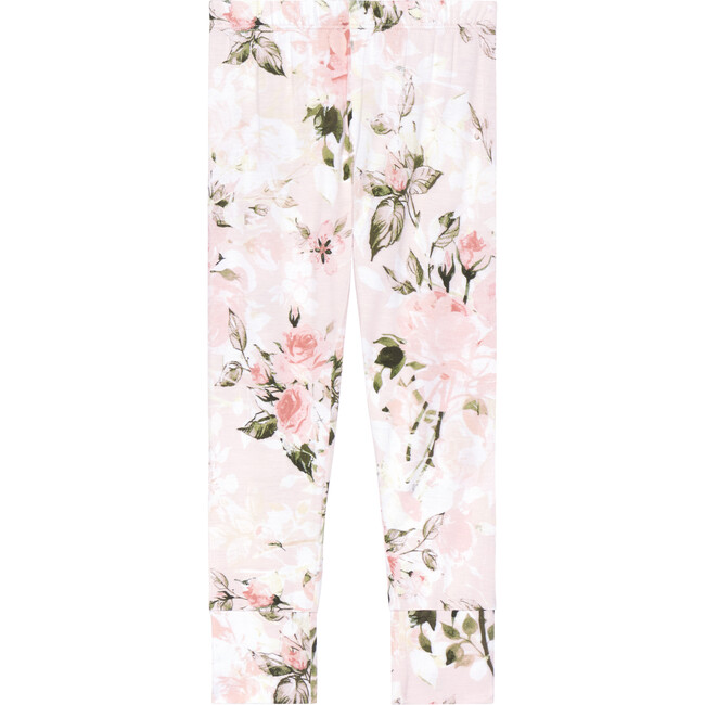 Long Sleeve Basic Pajama, Vintage Pink Rose