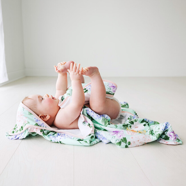 Erin Ruffled Hooded Towel - Towels - 2