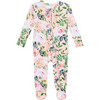 Harper Zippered Footie One Piece with Ruffle Accents - Onesies - 1 - thumbnail