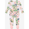 Harper Zippered Footie One Piece with Ruffle Accents - Onesies - 2