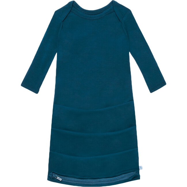 Basic Zippered Gown, Sailor Blue - Nightgowns - 1