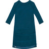 Basic Zippered Gown, Sailor Blue - Nightgowns - 1 - thumbnail