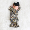 Basic Zippered Gown, Lana Leopard Tan - Nightgowns - 2