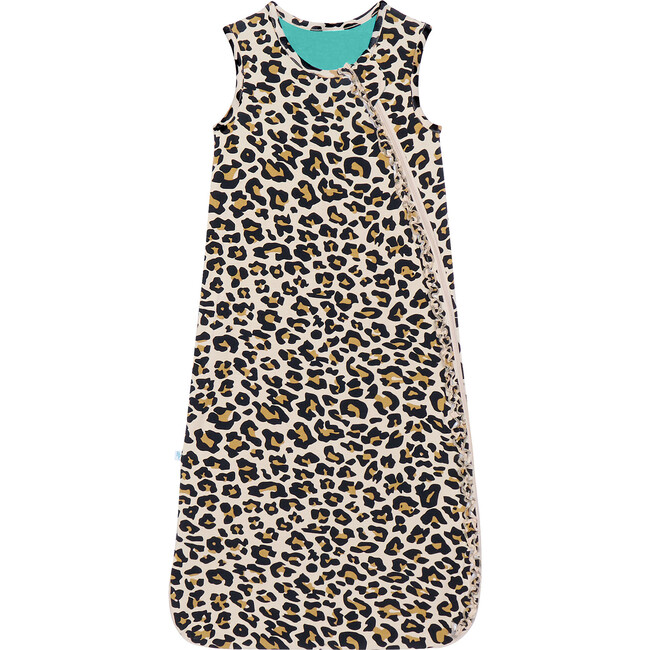 2.5 Tog Sleeveless Ruffled Sleep Bag, Lana Leopard Tan
