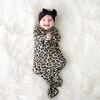Basic Knotted Gown, Lana Leopard Tan - Nightgowns - 2