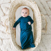Basic Zippered Gown, Sailor Blue - Nightgowns - 2