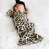 Basic Zippered Gown, Lana Leopard Tan - Nightgowns - 3