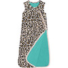 2.5 Tog Sleeveless Ruffled Sleep Bag, Lana Leopard Tan - Sleepbags - 2 - thumbnail