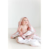 Ruffled Hooded Towel, Vintage Pink Rose - Towels - 4 - thumbnail