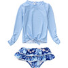Sustainable Long Sleeve Ruffle Set - Two Pieces - 1 - thumbnail
