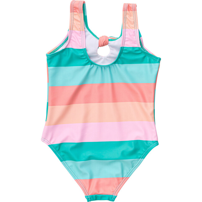 Bow Swimsuit, Sunset Stripe - Snapper Rock Swim | Maisonette