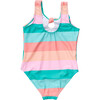 Bow Swimsuit, Sunset Stripe - One Pieces - 3