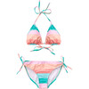 Triangle Bikini, Sunset Stripe - Two Pieces - 1 - thumbnail