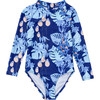 Sustainable LS Surf Suit, Mango Tango - One Pieces - 1 - thumbnail