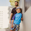 SS Rash Top, Aqua Slate - Rash Guards - 2