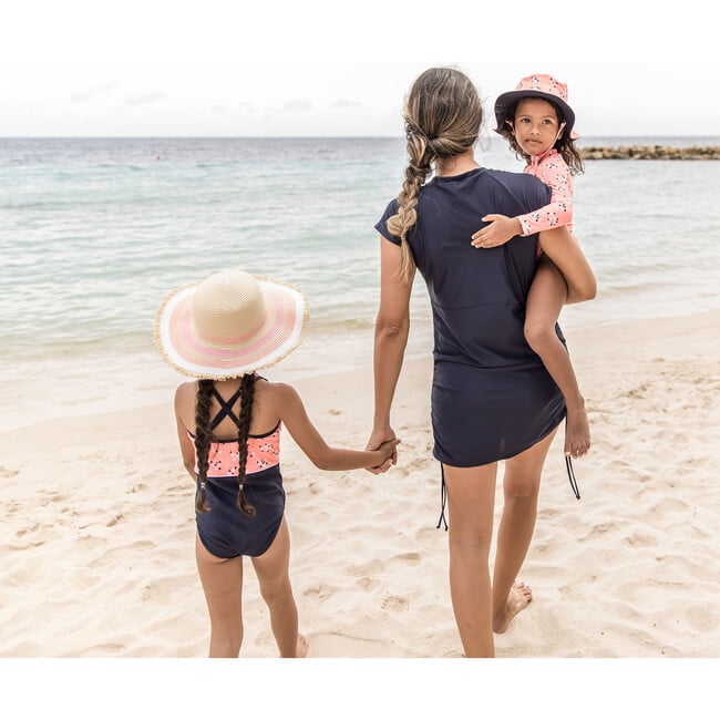 Striped Sunhat, Peachy - Hats - 7