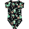 Rainforest Short Sleeve Surf Suit, Neon - One Pieces - 3