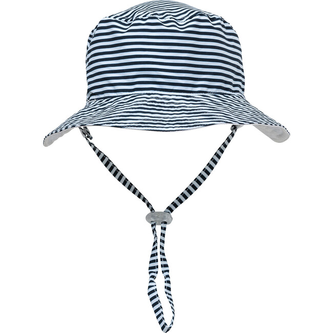 Navy & White Stripe Bucket Hat