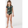 Rainforest Short Sleeve Surf Suit, Neon - One Pieces - 4
