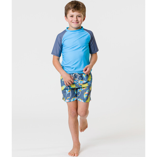 SS Rash Top, Aqua Slate - Rash Guards - 5