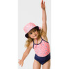 Reversible Bucket Hat, Ditsy Coral - Hats - 6